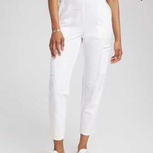 NEW Zenergy® UPF Neema Caviar Trim Cropped Pants by Chico’s